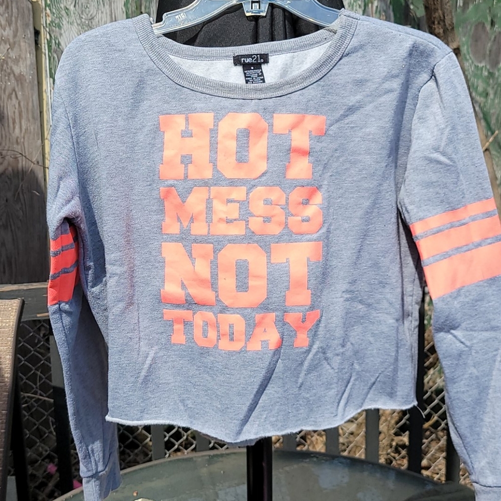 Teens/women's crop sweatshirt size small